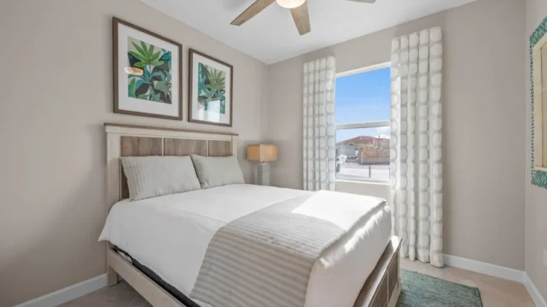 Bedroom two in the Trevi at Valencia Golf & Country Club, Naples FL
